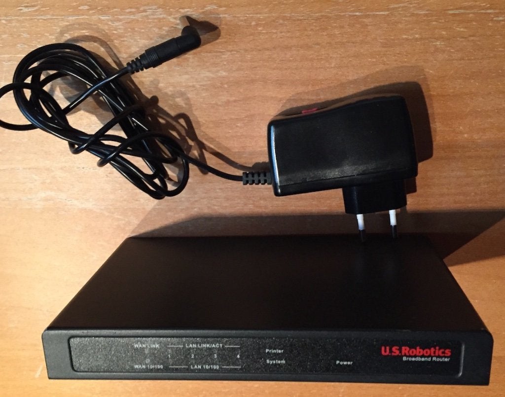 US Robotics router, Computers en Software, Routers en Modems, Ophalen of Verzenden, Zo goed als nieuw, Router, US Robotics
