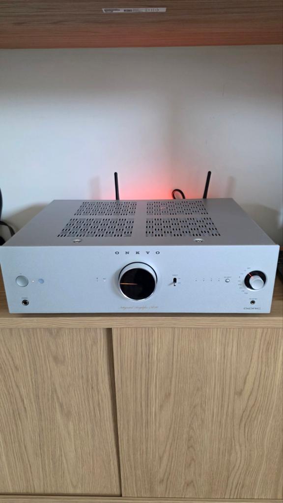 Onkyo a50 amplifier/streamer plus boxen klipisch NP 300 euro, TV, Hi-fi & Vidéo, Enlèvement ou Envoi, Onkyo