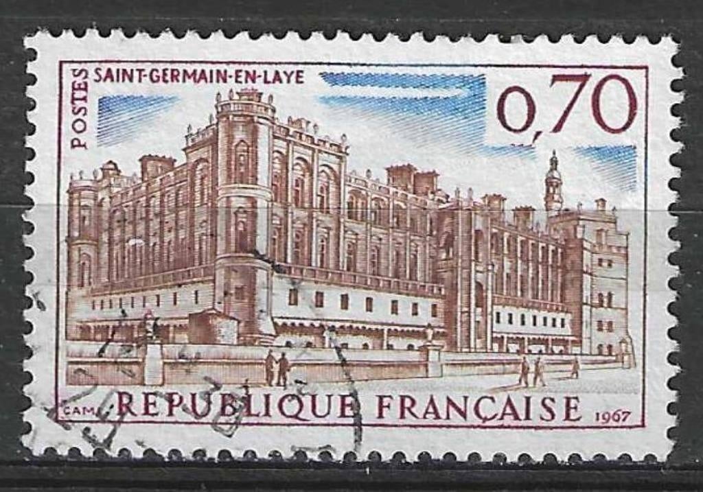 Frankrijk 1966/1967 - Yvert 1501 - St. Germain-en-Laye  (ST), Postzegels en Munten, Postzegels | Europa | Frankrijk, Gestempeld
