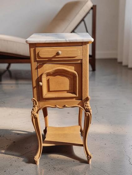 Table de chevet - aérogommée, Enlèvement