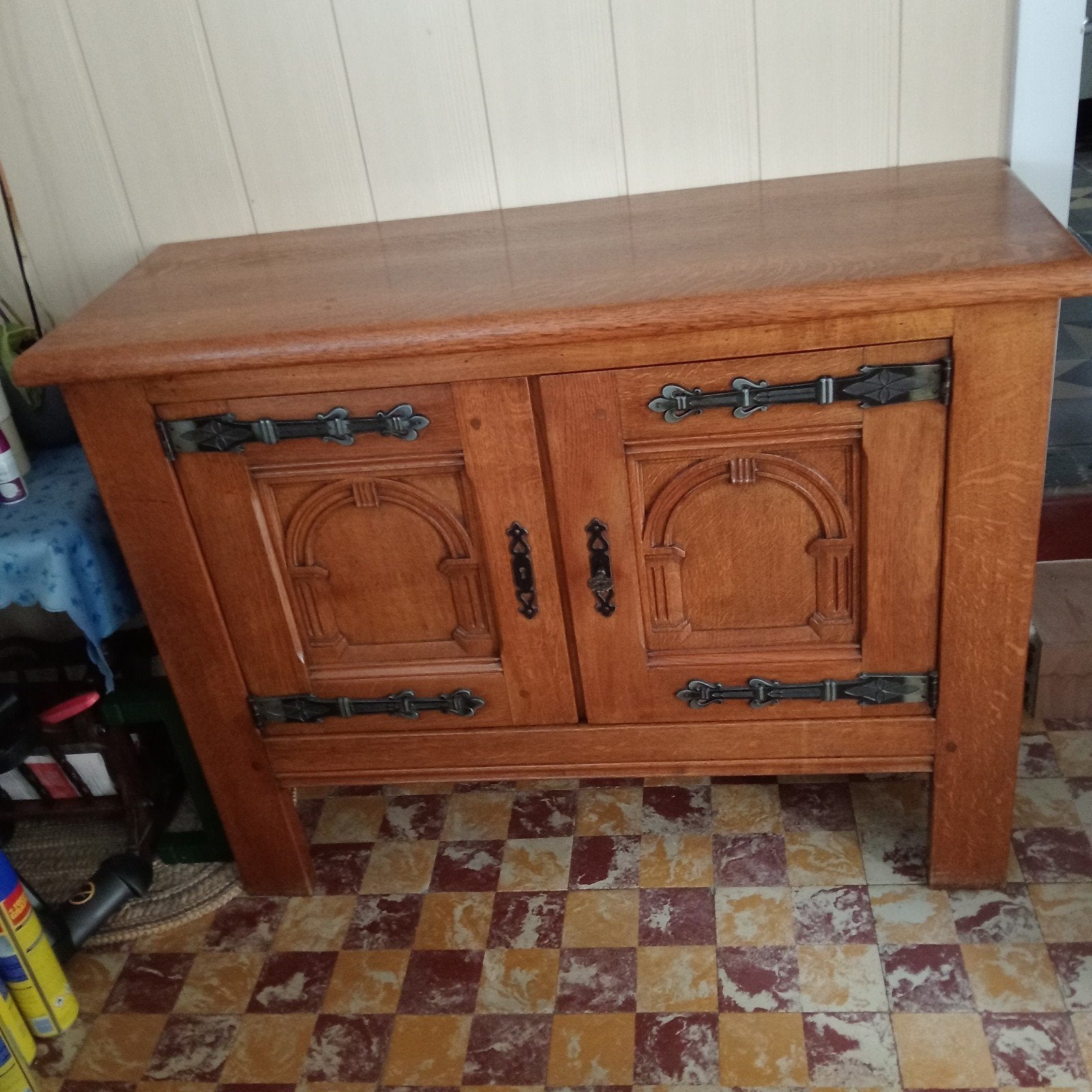 te koop: rustiek kastje, Ophalen