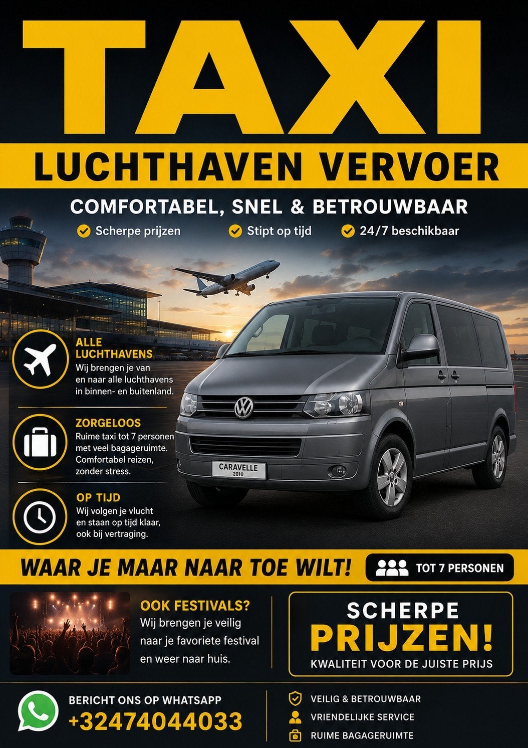 Luchthaven vervoer en meer....