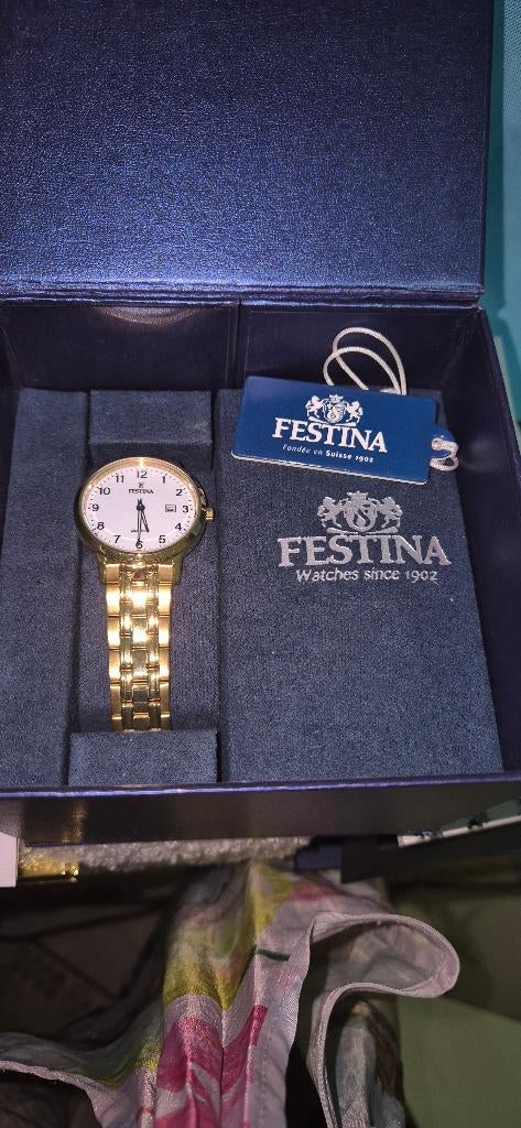 Nieuw Festina dameshorloge, Handtassen en Accessoires, Horloges | Dames, Polshorloge, Nieuw, Goud, Goud