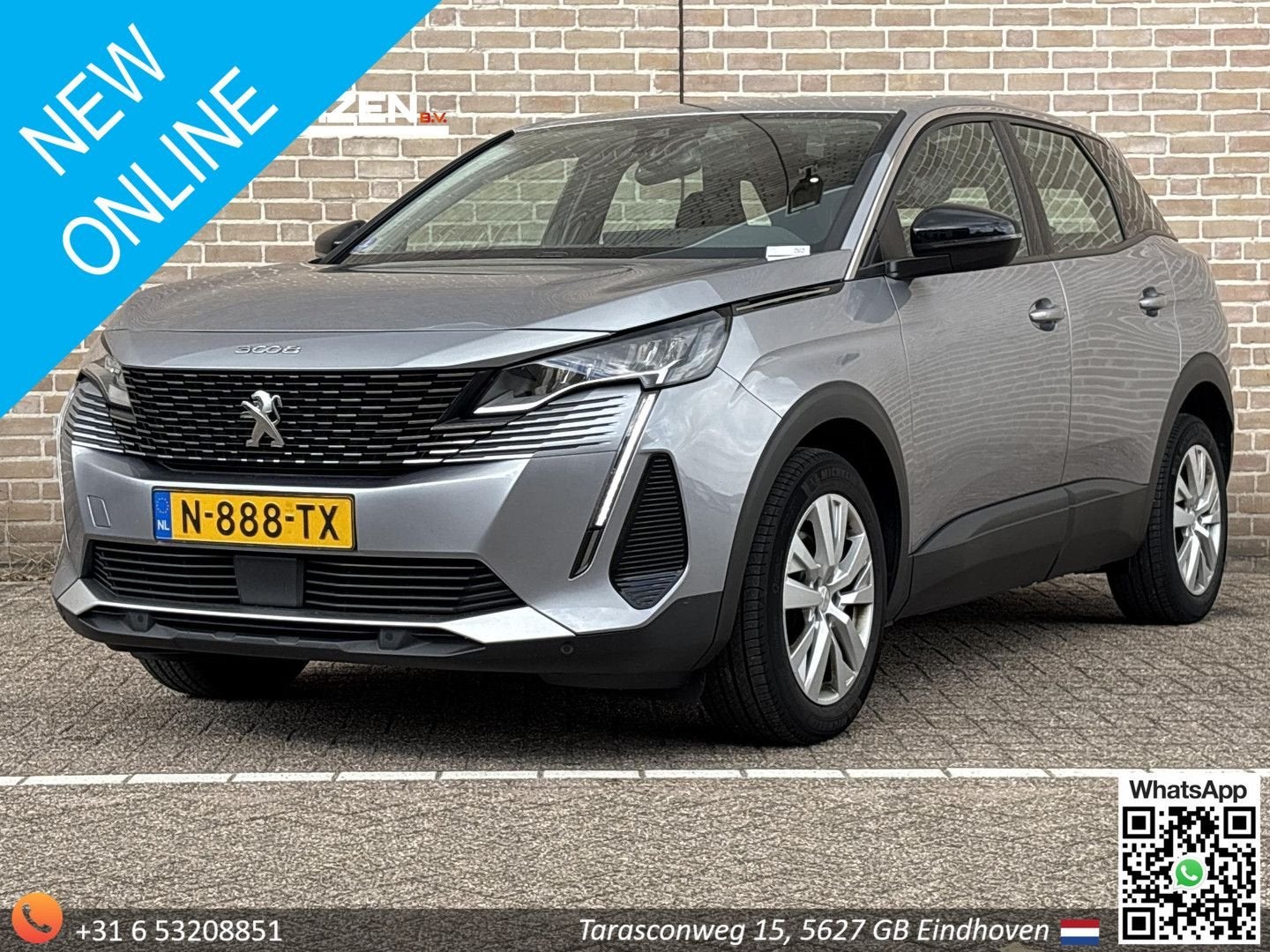 Peugeot 3008 1.2 PureTech Active Pack Business | € 10.700,-, Argent ou Gris, Achat, 140 g/km, Entreprise