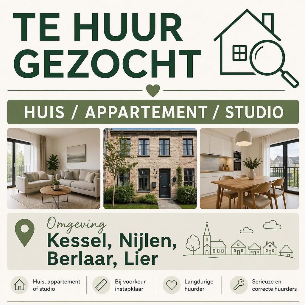 Te huur gezocht, Immo