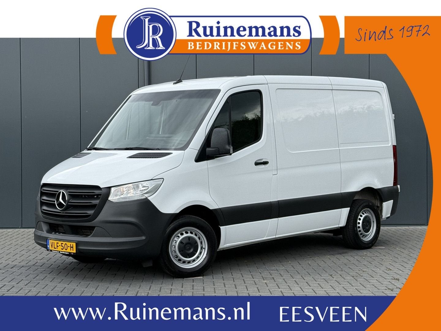 Mercedes-Benz Sprinter 211 2.2 CDI AUTOMAAT 3.0T / L1H1 / CR, Auto's, Automaat, Wit, Mercedes-Benz, Cruise Control