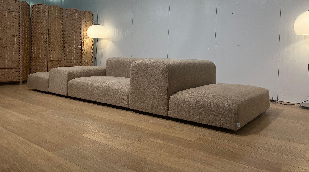 NIEUW Living Divani Extra Wall 6-delig NP €16875 GARANTIE, Ophalen of Verzenden, Rechte bank, Stof, Design Bank Bankstel Zetel Modulair Living Divani