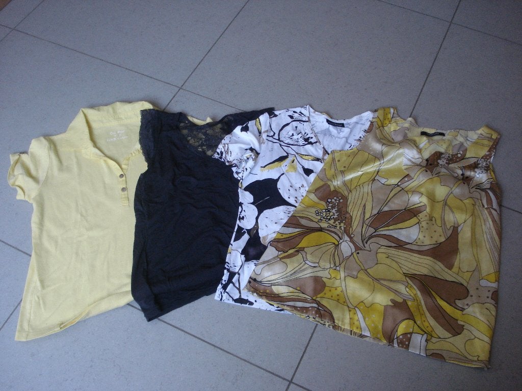 Pakket kledij, dames. mt M (33 stuks), Ophalen of Verzenden, Gedragen, Maat 38/40 (M)