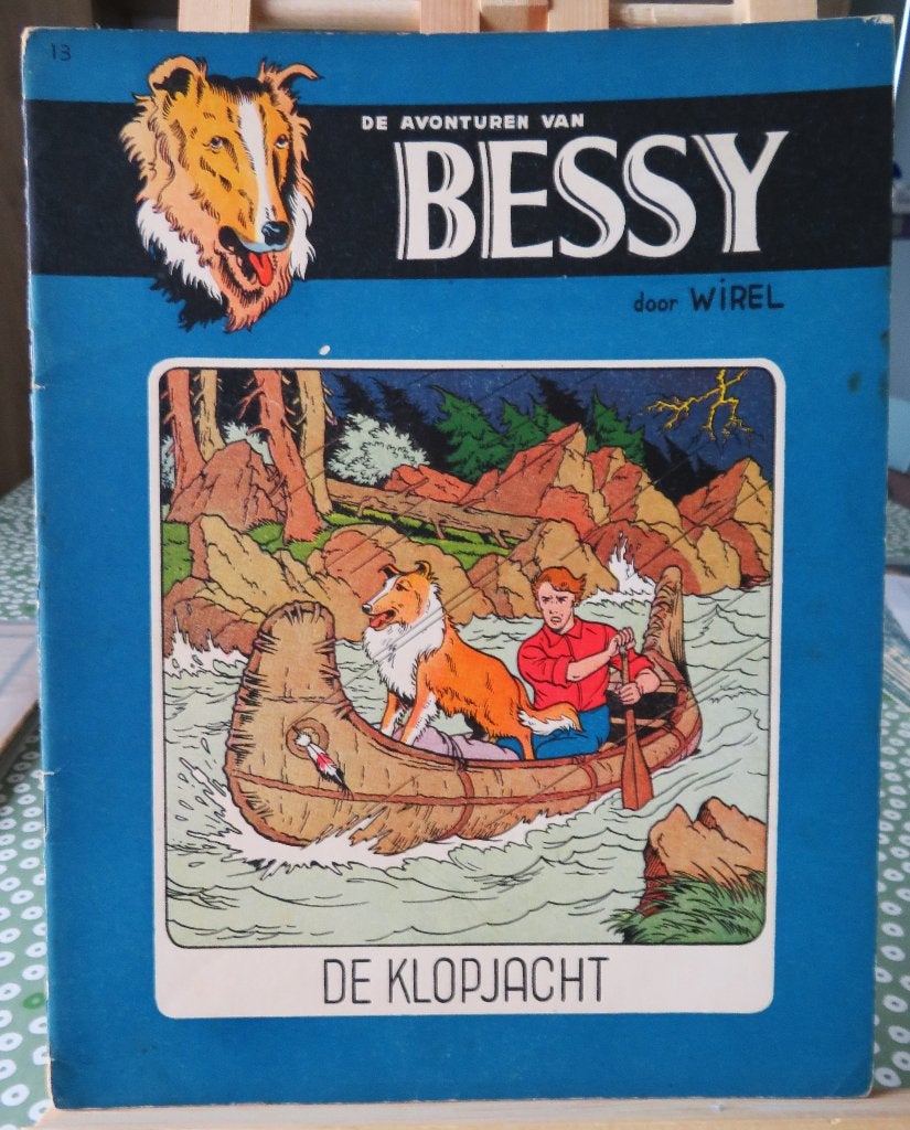 Bessy nr 13 De klopjacht 1 druk, Boeken, Stripverhalen, Ophalen of Verzenden, Gelezen, Willy vandersteen