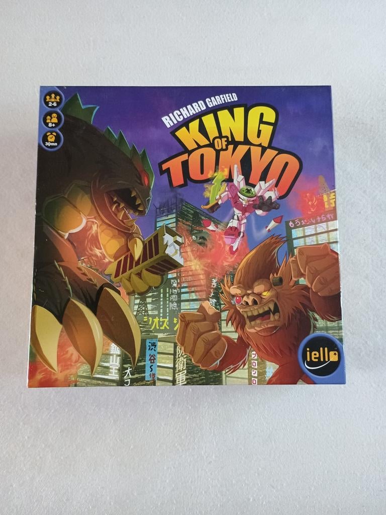 King of Tokyo, Iello, Richard Garfield, bordspel, Hobby en Vrije tijd, Vijf spelers of meer, Ophalen of Verzenden, Zo goed als nieuw