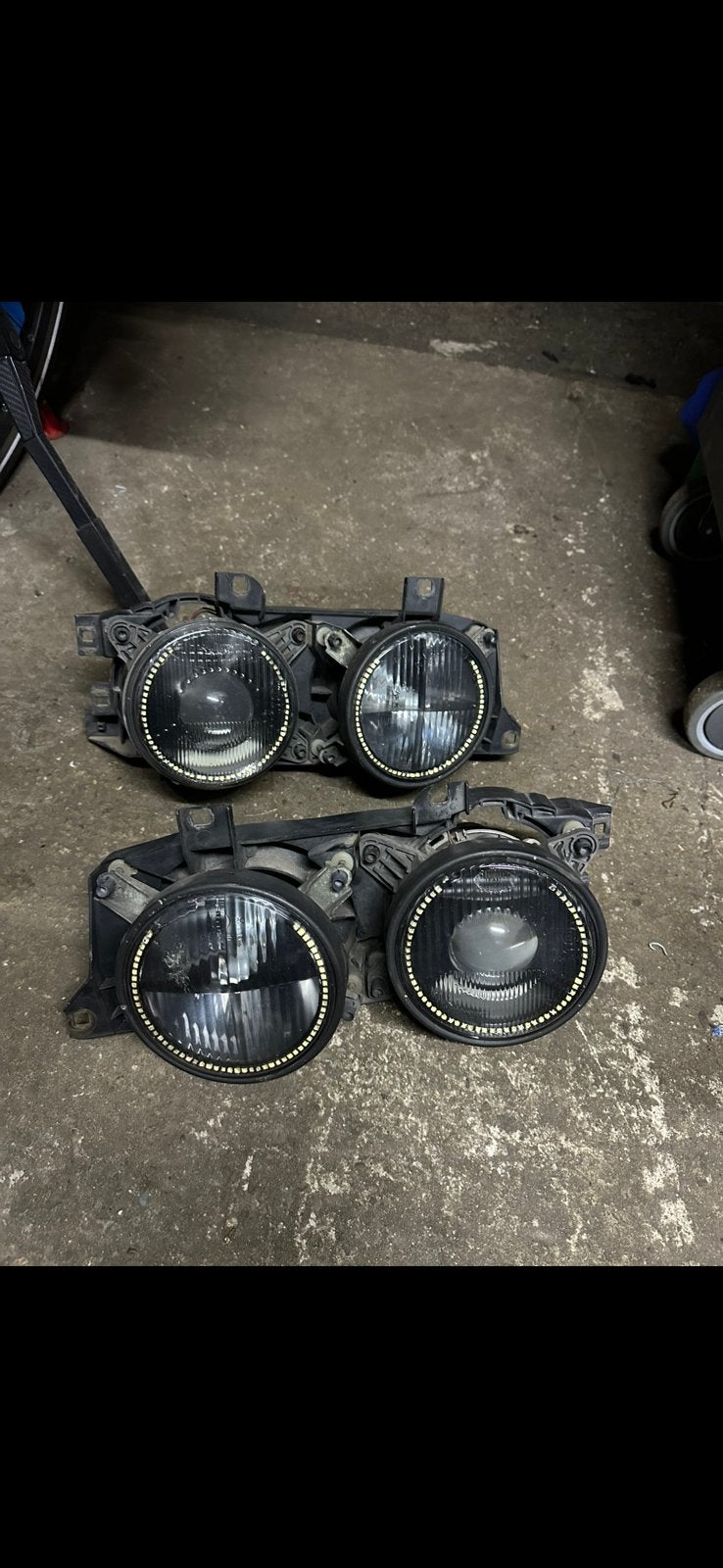 Bmw e34 koplampen, Ophalen, Gebruikt, BMW