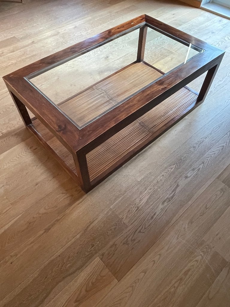 Table basse de salon, 100 à 150 cm, Autres essences de bois, Enlèvement, Utilisé