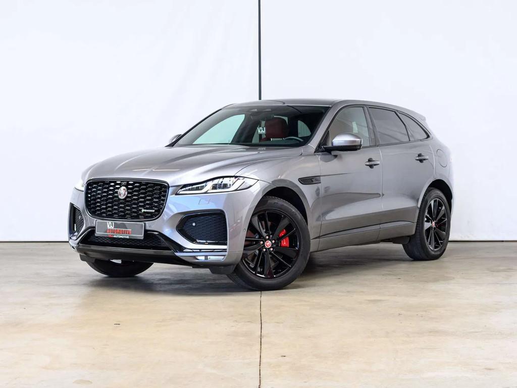 Jaguar F-Pace 2.0 T PHEV AWD P400e R-Dynamic Black pack, Autos, Cuir, Argent ou Gris, Achat, Euro 6