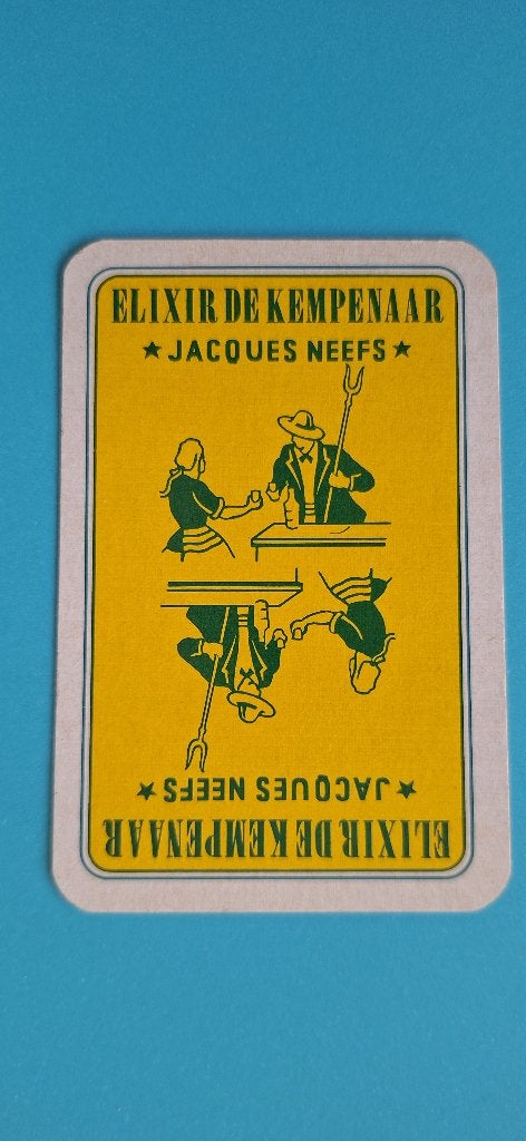 Carte à jouer Elixir Kempeneer, J. Neefs_Antwerpen_6, Collections, Enlèvement ou Envoi, Utilisé, Carte(s) à jouer