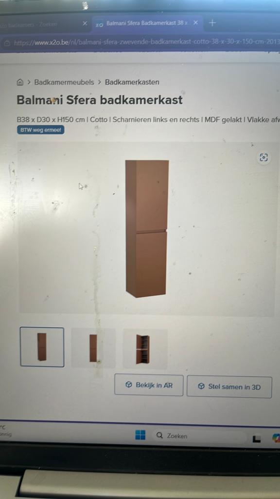 Balmani Sfera badkamerkast kleur coto, Computers en Software, Besturingssoftware, Ophalen, Nieuw