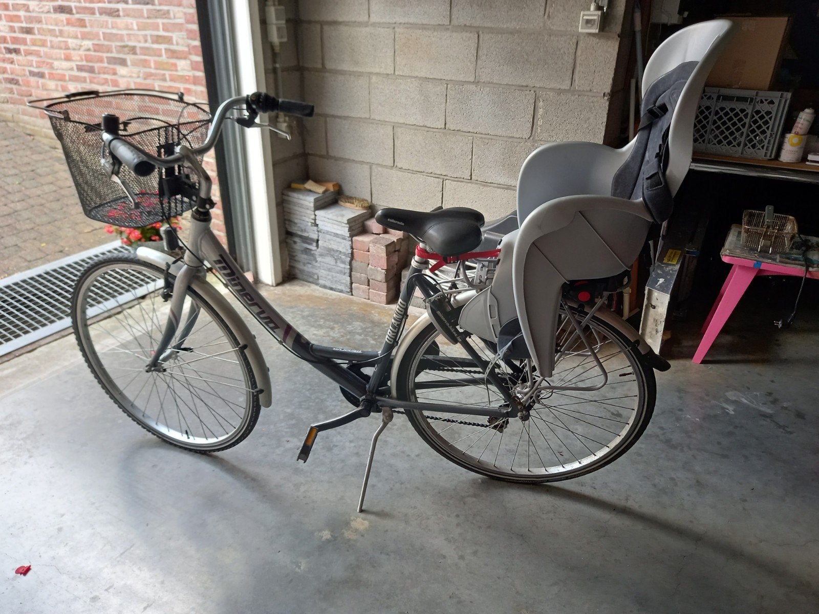 damesfiets, Fietsen en Brommers, Ophalen, 1 zitje, Overige merken, Mandje