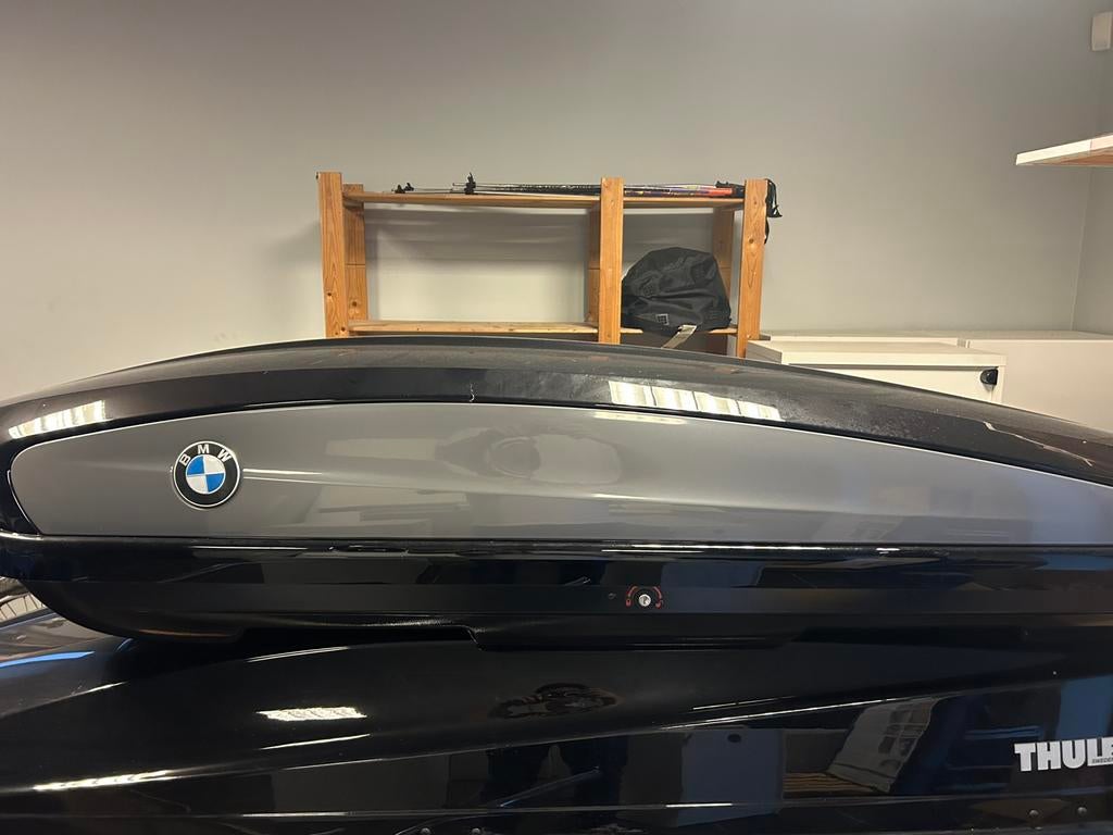 BMW dakkoffer 320 ( zwart) , nooit gebruikt, Autos : Divers, Coffres de toit, Enlèvement, Neuf