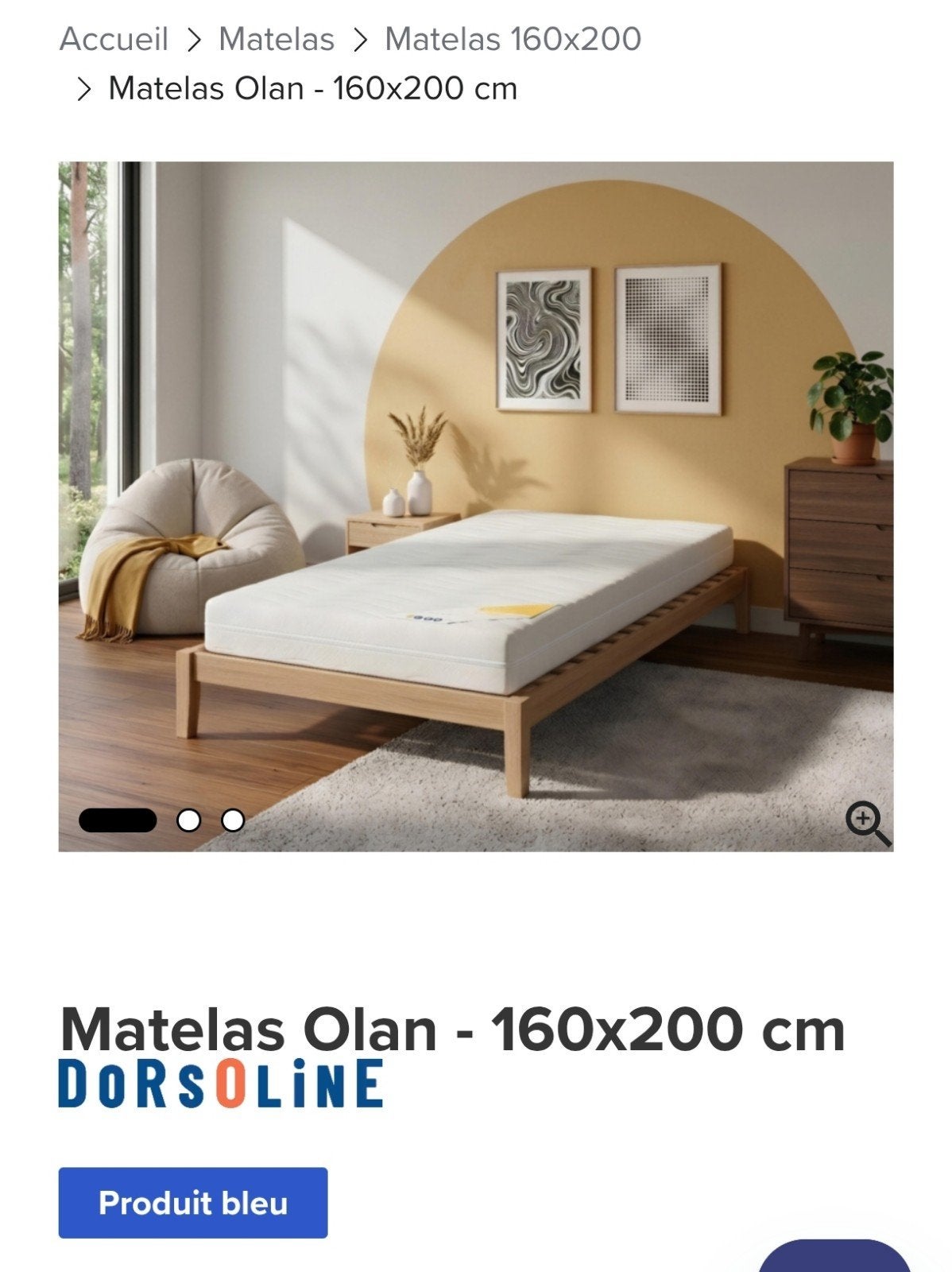 Matelas mousse 160x200(15cm) neuf, Ophalen