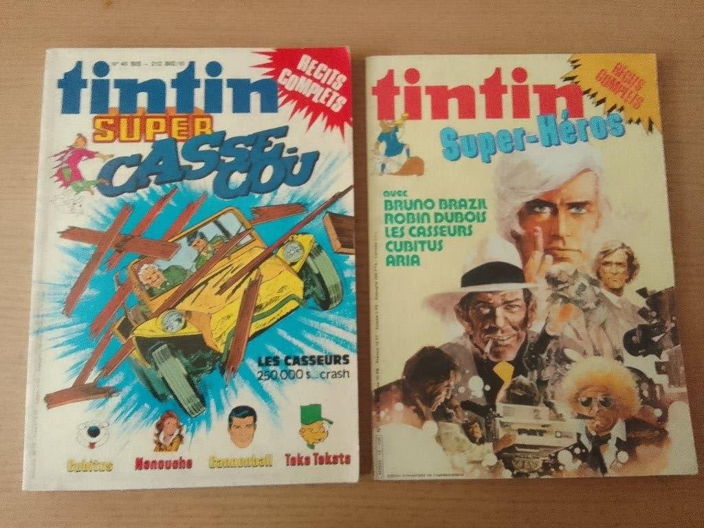 TINTIN Super 6 & 9 Super Heros Super Casse cou, Livres, Enlèvement ou Envoi, Utilisé
