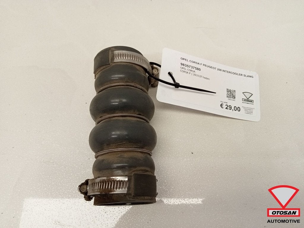 Opel Corsa F Peugeot 208 2019+ Intercooler Slang 9835737580, Auto-onderdelen, Gebruikt, Opel Automobile GmbH, Kontakt@opel-infoservice.de