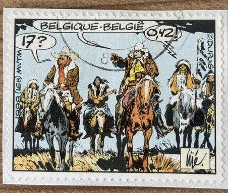 BELGIQUE - 2842, Oblitéré, Affranchi, Timbre-poste, Envoi