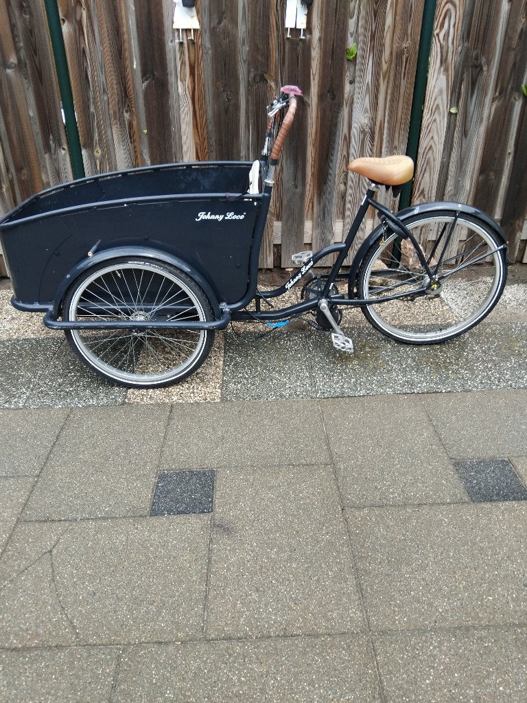 Bakfiets Johnny loco electrische, Gebruikt, Velgrem, Elektrisch, Ophalen of Verzenden