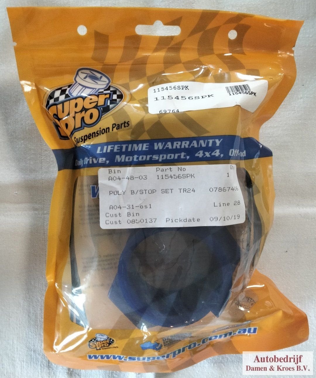 Bump Stop Set, rear axle, polyurethane 115456SPK, Neuf, -, Autres marques automobiles, -