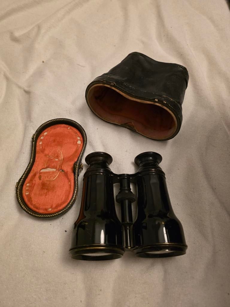 Antieke vintage verrekijker bellieni 1880 - 1920, Audio, Tv en Foto, Ophalen of Verzenden, Gebruikt
