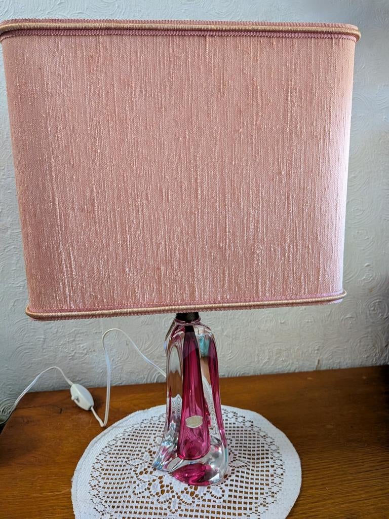 Val Saint Lambert tafellamp, Ophalen of Verzenden