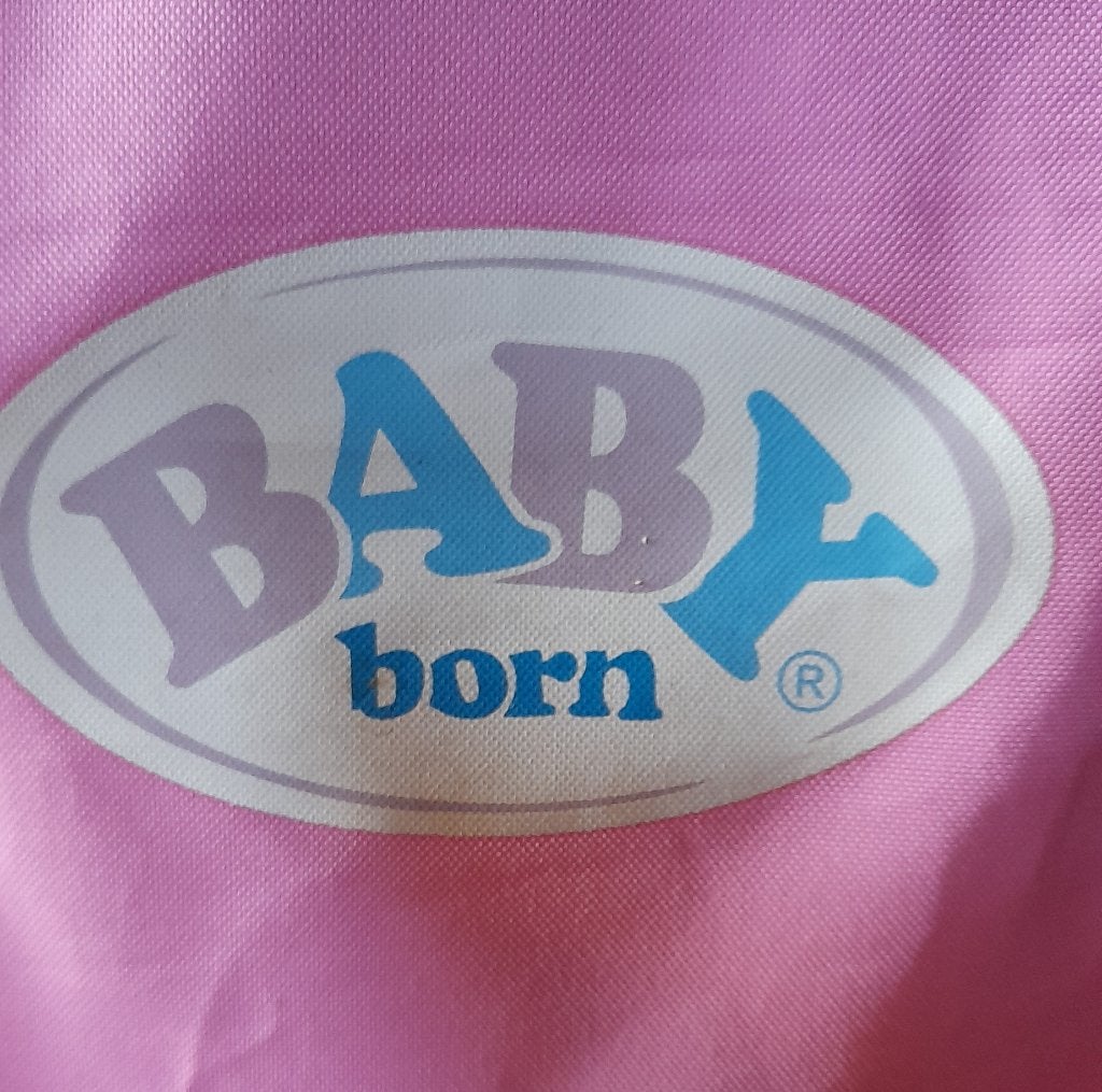 roze dubbele poppen buggy van Baby Born, Kinderen en Baby's, Speelgoed | Overig, Ophalen, Gebruikt, Meisje