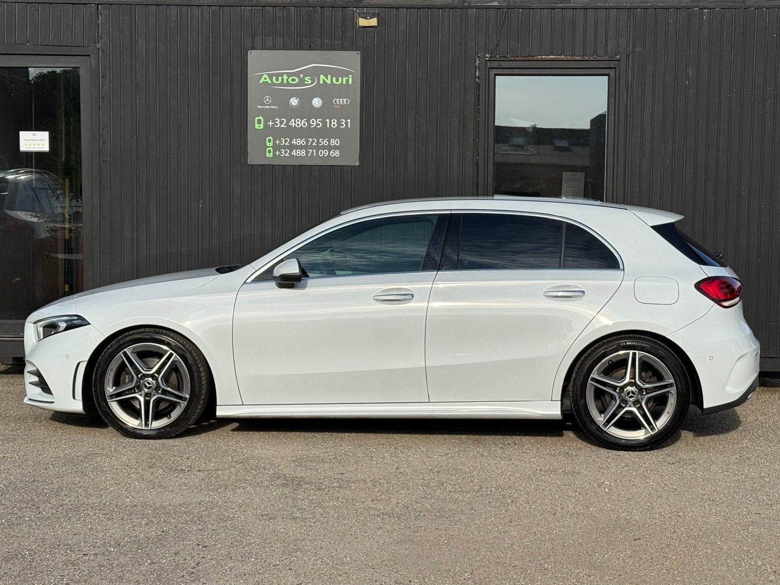 Mercedes-benz a180d amg diesel 2019 automaat 12M GARANTIE, Achat, Euro 6, Entreprise, 5 portes