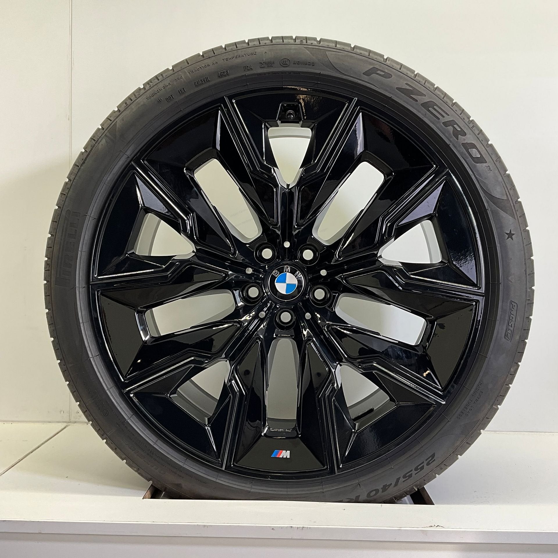 BMW 7 SERIE G70 I7 X3 G45 BREEDSET VELGEN + ZOMERBANDEN 21 I, Auto-onderdelen, Banden en Velgen, Gebruikt, 255 mm, -, -