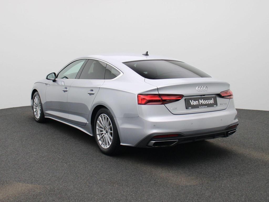 Audi A5 Sportback 35 TDI S tronic (automatique), Argent ou Gris, https://public.car-pass.be/vhr/96653a4b-c517-40dc-a043-b528ca695471