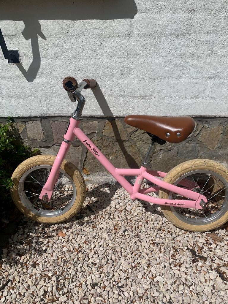 Loopfietsje roze 12 inch, Ophalen