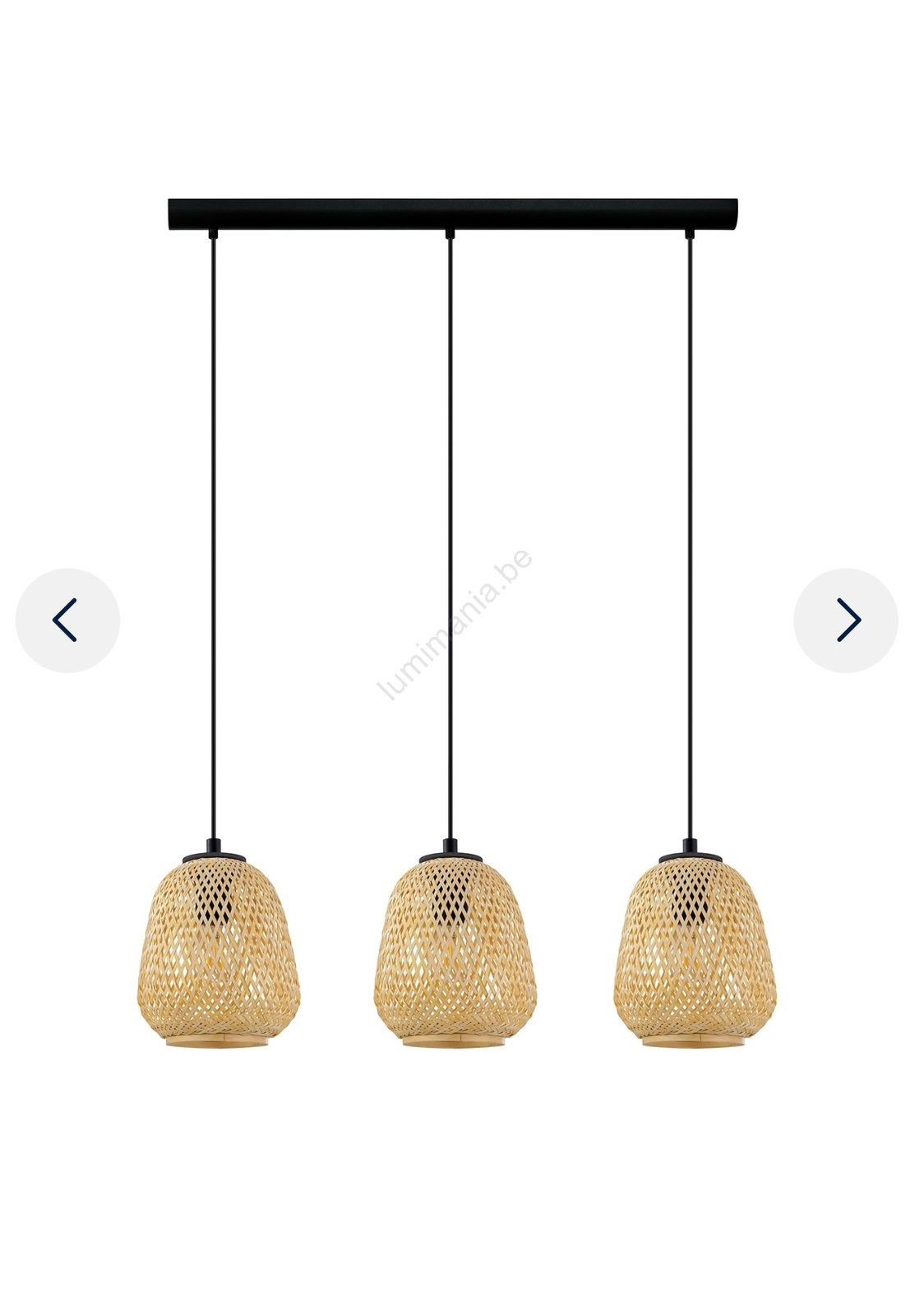 Als nieuw! Houten boho hanglampen, Enlèvement, Comme neuf