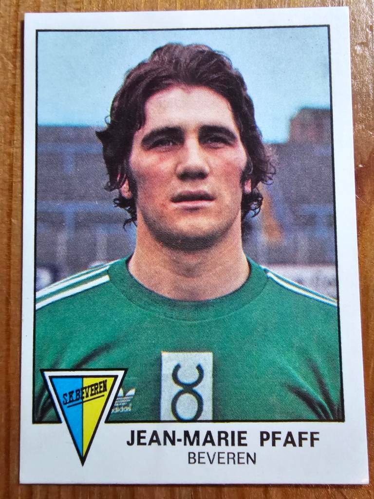Panini Football 78 nr 72 Jean-Marie Pfaff Beveren ongebruikt, Ophalen of Verzenden, Zo goed als nieuw, Sticker