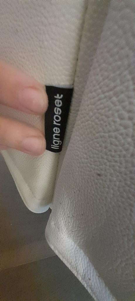 Ligne Roset, Smala slaapbank, Ophalen, Gebruikt, Leer