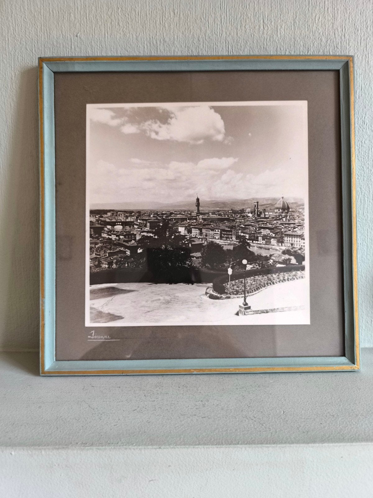 Oude foto Firenze, Giacomo Brogi, fotograaf, Verzamelen, Ophalen of Verzenden, Foto