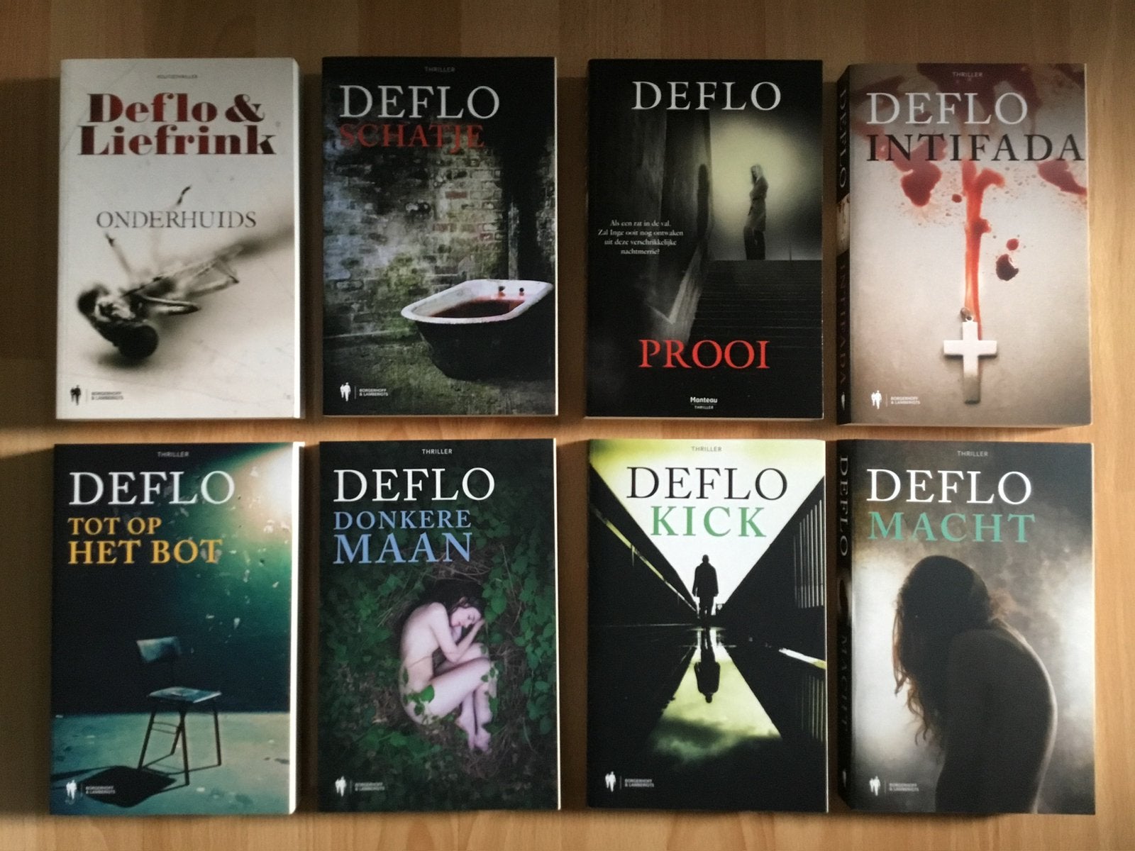 Boeken Thrillers Luc Deflo, Boeken, Ophalen of Verzenden, Zo goed als nieuw