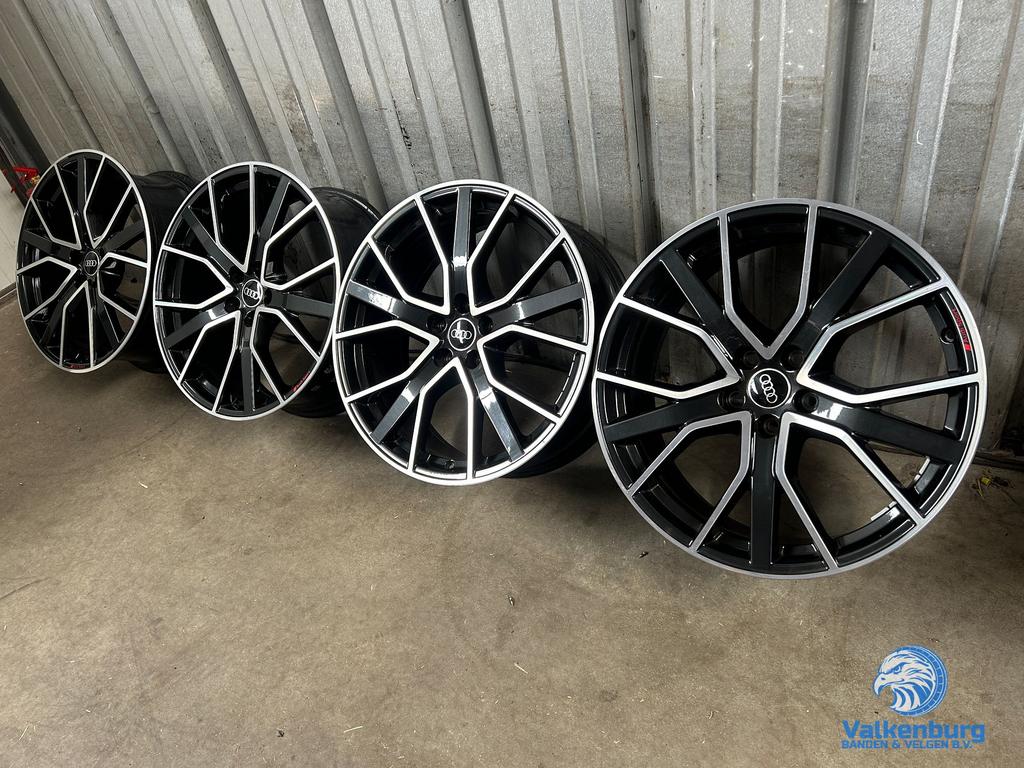 Originele Audi Q5 SQ5 80A Audi Sport 20 inch zwarte velgen 5, Auto-onderdelen, Banden en Velgen, Velg(en), 20 inch, Personenwagen
