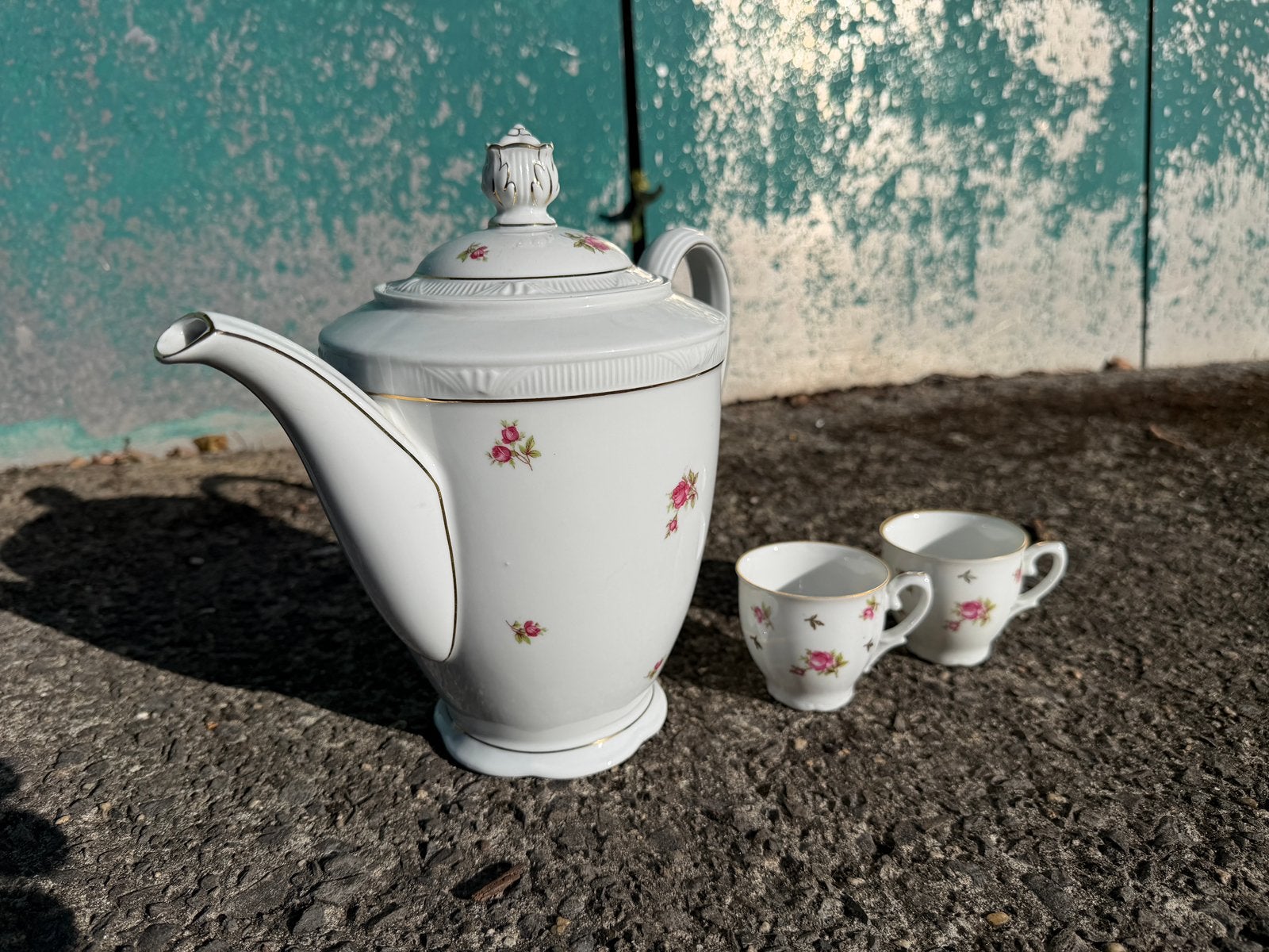 Théière et tasses 12pcs BAVARIA, Enlèvement
