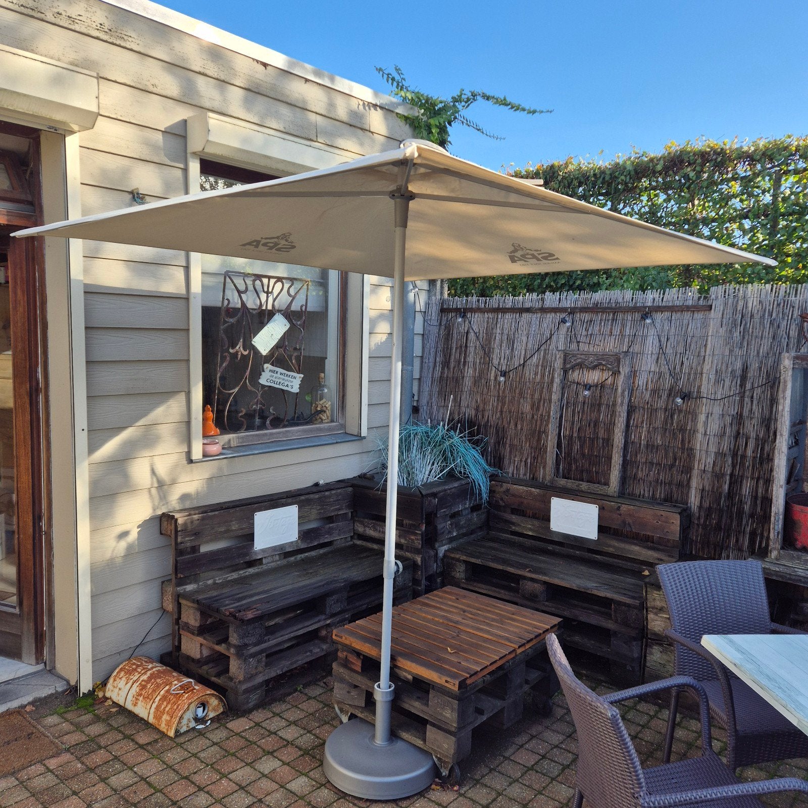 2x parasol SPA, Jardin & Terrasse, Enlèvement