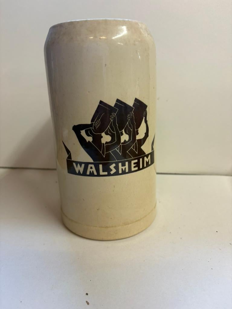 Walsheim gestempeld, Verzamelen, Biermerken, Ophalen of Verzenden, Zo goed als nieuw