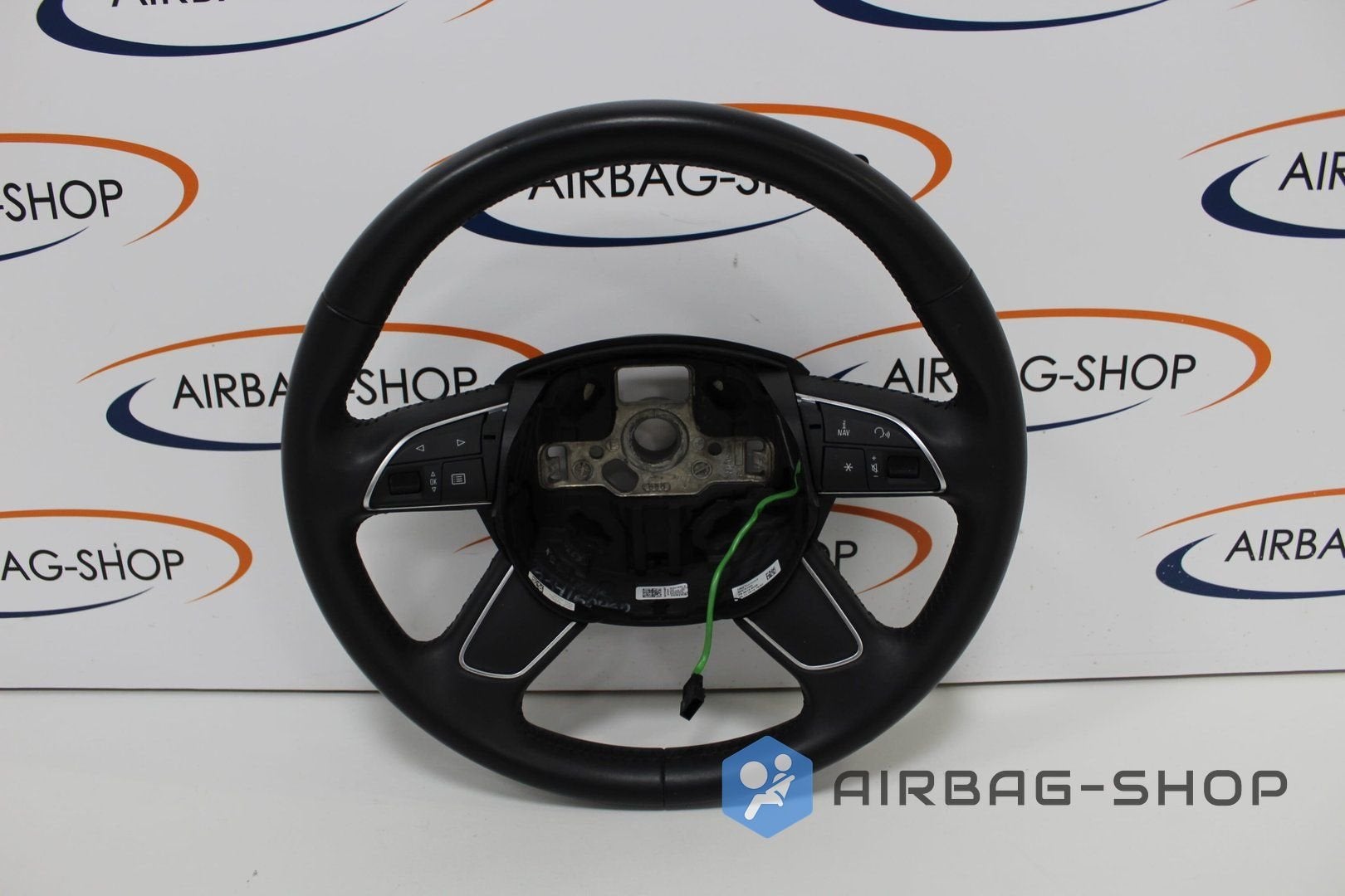 Audi A3 8V Stuur Leer MF 4-Spaaks ( Leder Leren ) 8U0419091B, Auto-onderdelen, Gebruikt, -, -, -