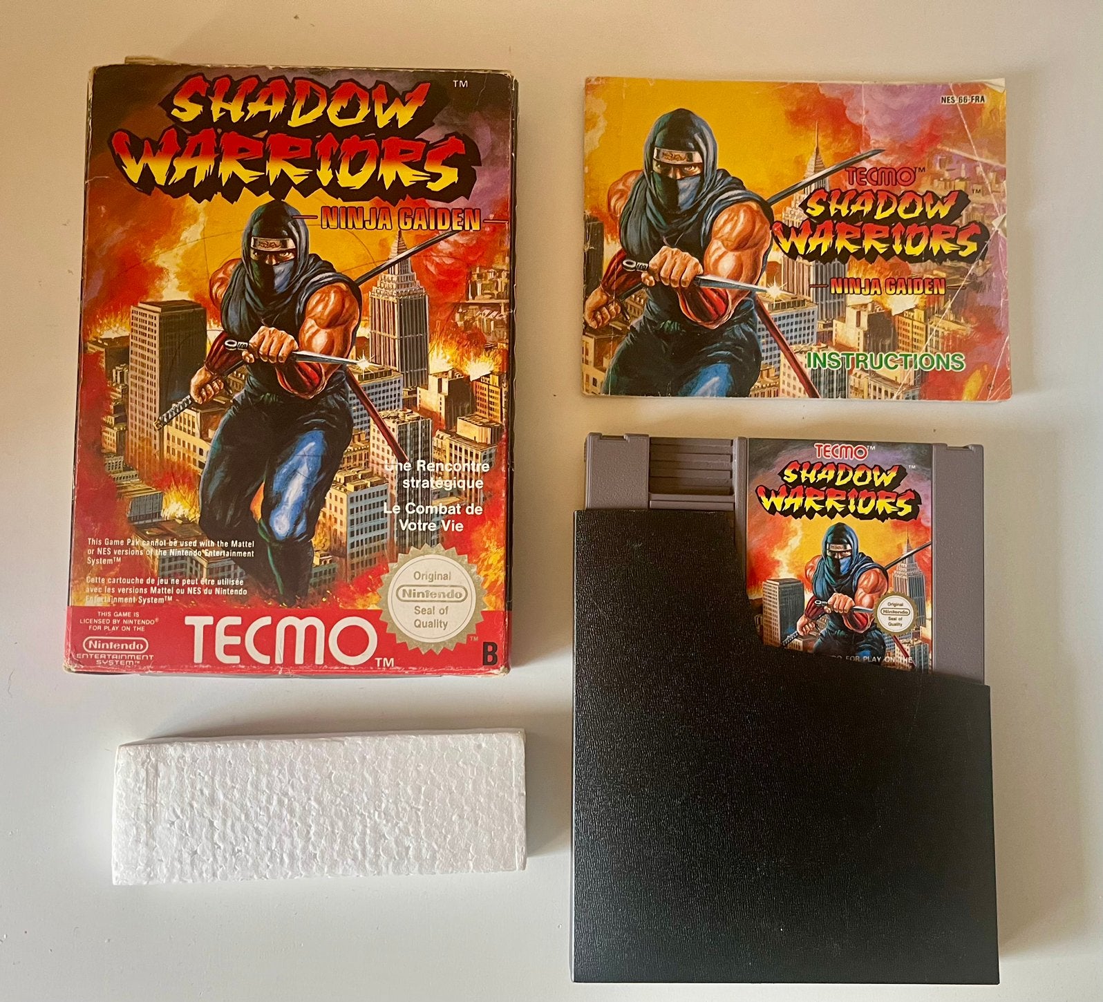 Écran Nintendo Shadow Warriors, Enlèvement, Comme neuf