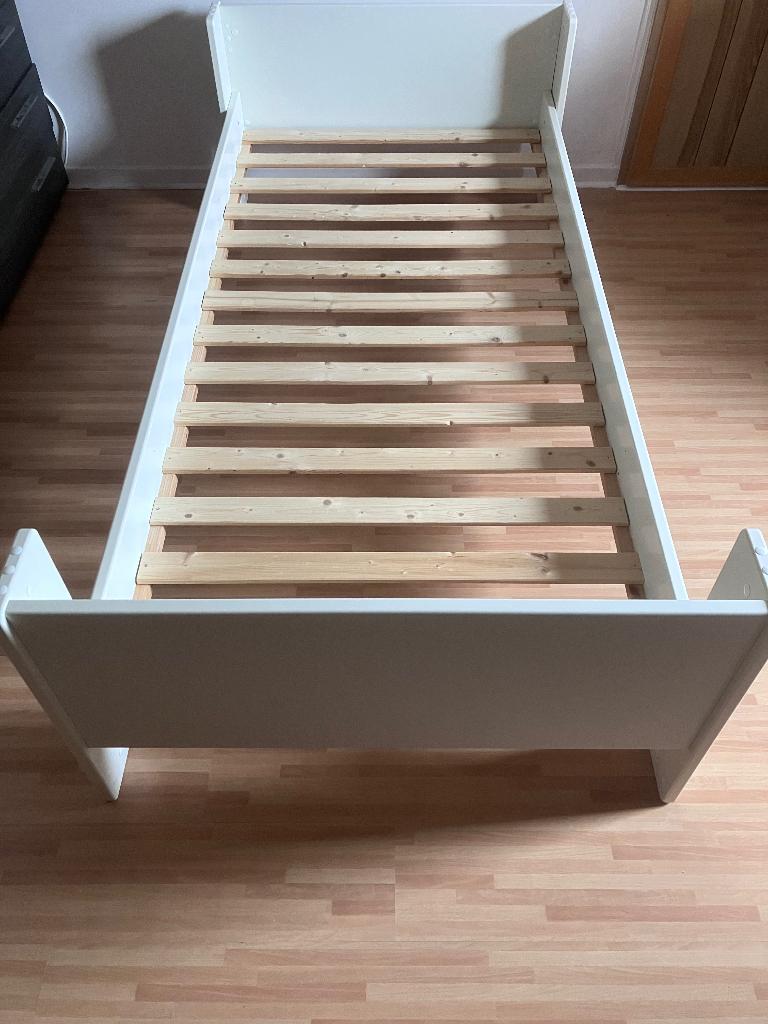 Kinderbed, Kinderen en Baby's, Kinderkamer | Bedden, Zo goed als nieuw, 180 cm of meer, 85 tot 100 cm, Lattenbodem, Ophalen