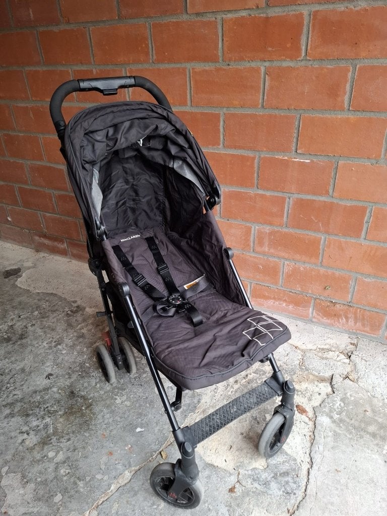 Buggy Maclaren Techno XT zwart, Ophalen, Gebruikt, Maclaren, Regenhoes