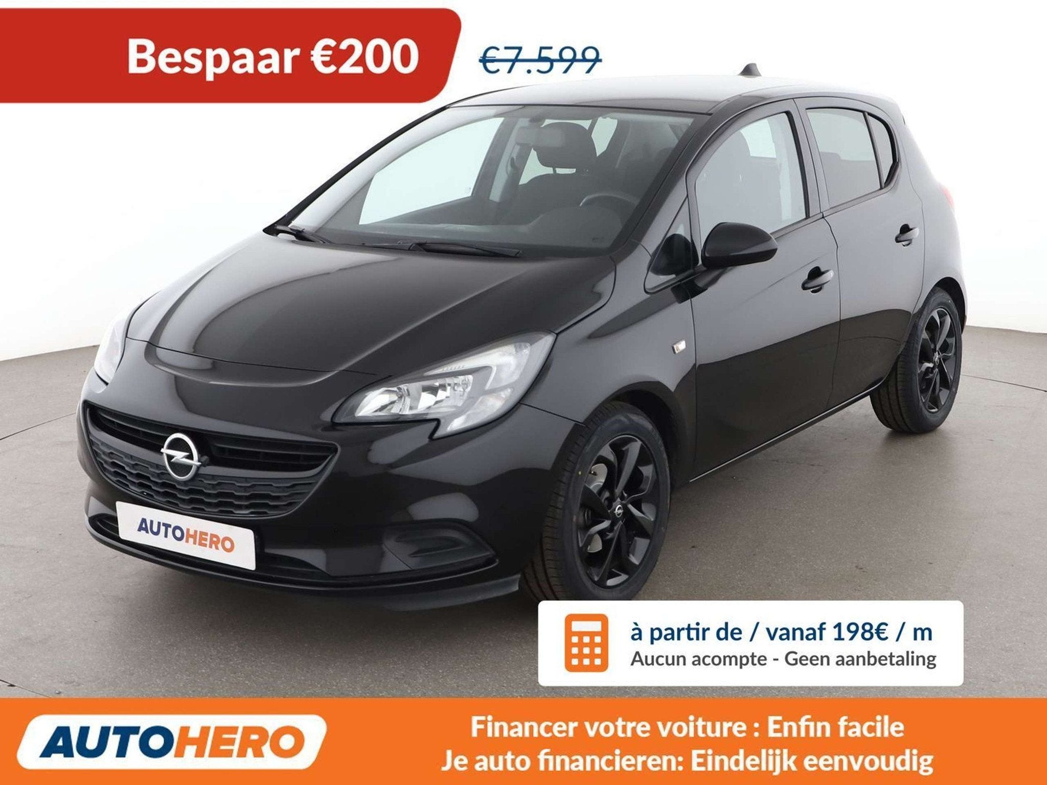 Opel Corsa 1.2 Color Edition (année de construction 2018), Autos, 1163 kg, Achat, 69 ch, Noir