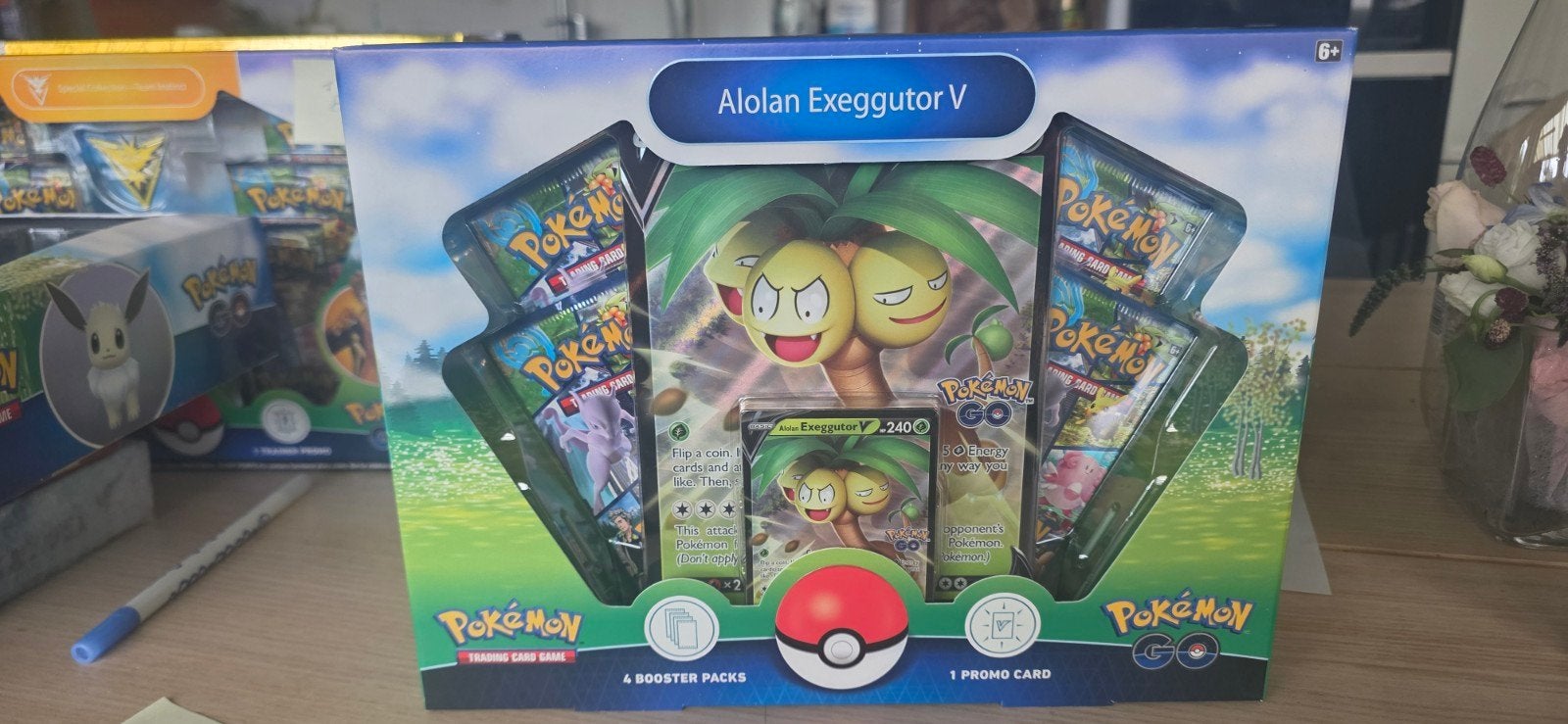 pokemon go alolan exeggutor v, Hobby & Loisirs créatifs, Enlèvement, Neuf, Booster box, Foil