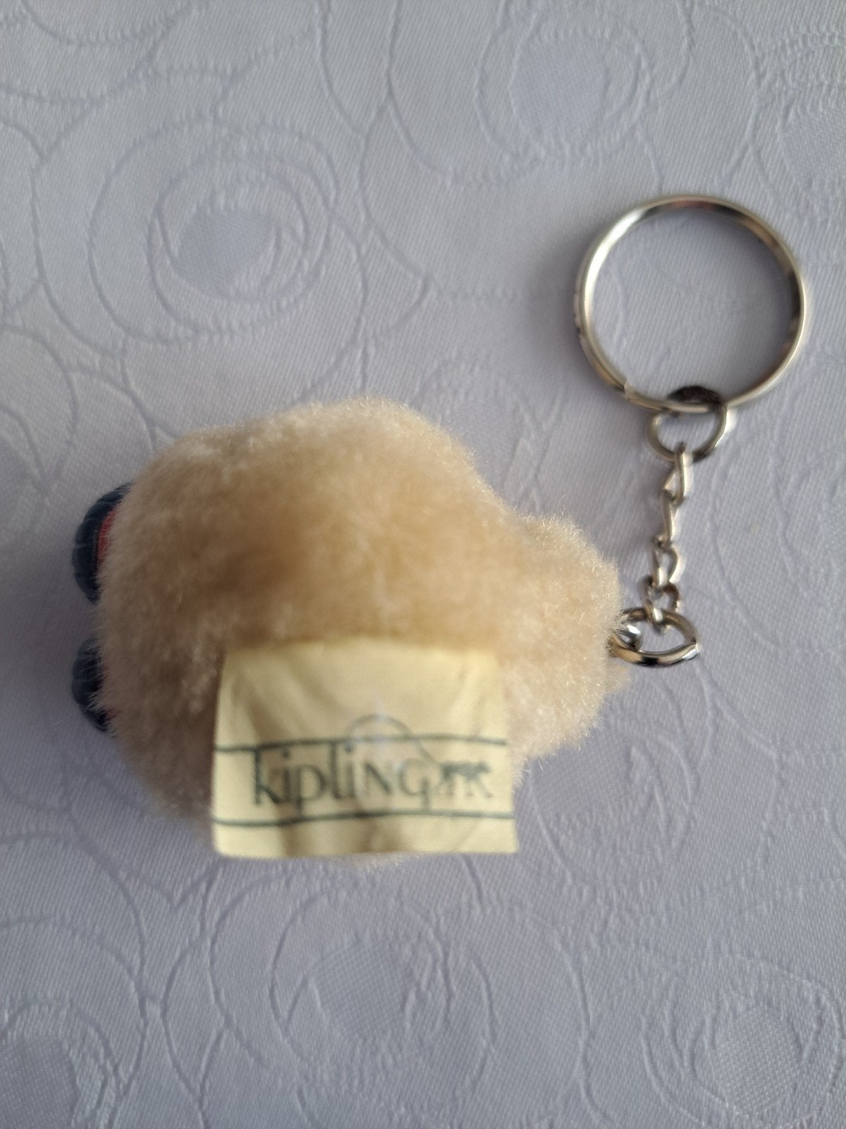 Vintage Kipling Aapje sleutelhanger-Eric rood-blauwe schoen, Verzenden, Zo goed als nieuw, Dier of Natuur